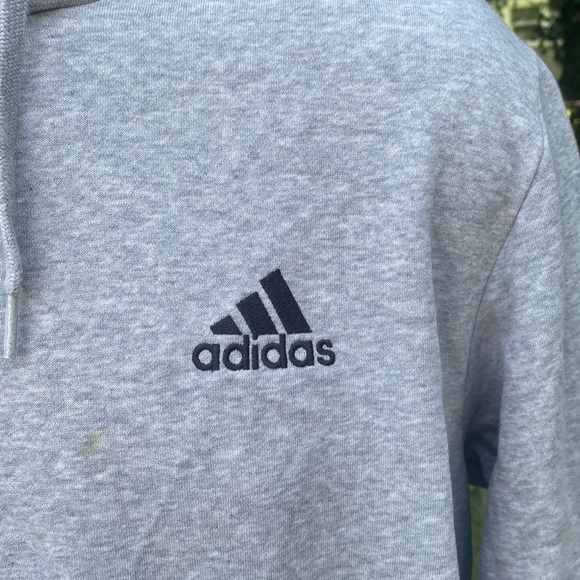 Adidas Men's Gray Hoodie - Picture 3 of 7